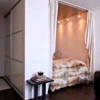 l'idée d'un studio de style lumineux de 26 mètres carrés photo