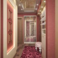 exemple de décor lumineux d'un couloir dans une photo de maison privée
