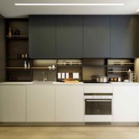 Un exemple de décor de cuisine lumineux photo 13 m²