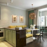 un exemple de style inhabituel de la cuisine photo 12 m²