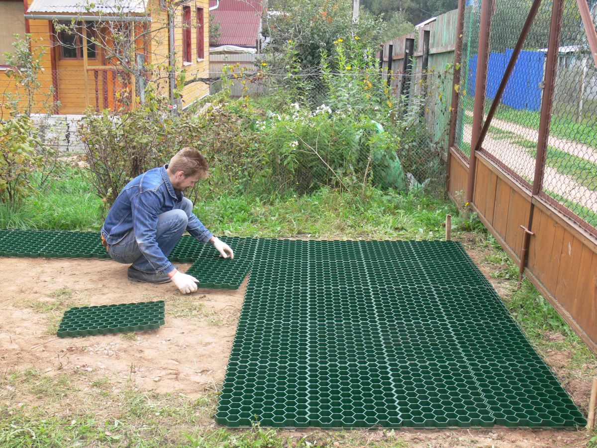 la idea de aplicar hermosos senderos de jardín
