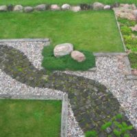 exemple d'utilisation des allées de jardin lumineuses dans la photo d'aménagement paysager