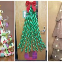 possibilité de créer une photo de sapin de Noël en papier à faire soi-même