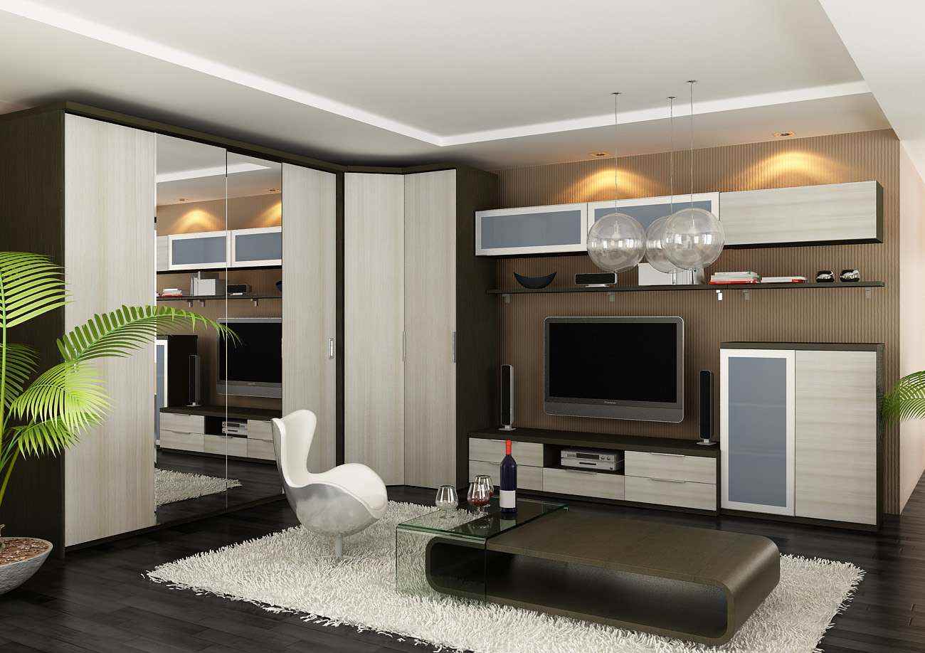 Un exemple de style de salon lumineux de 15 m²