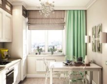 Un exemple de décor inhabituel de la cuisine est de 10 m² n série 44 photos