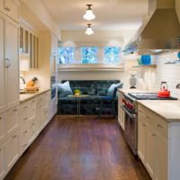 l'idée d'un bel intérieur de cuisine photo 13 m²