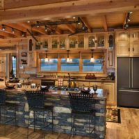 idée d'un intérieur insolite d'une cuisine dans une maison de campagne photo