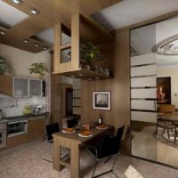 Un exemple d'un beau style de cuisine dans une maison de campagne photo