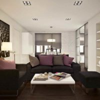idée de studio lumineux design 26 mètres carrés photo