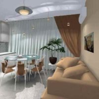 variante du style lumineux de la cuisine 12 m² image