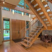 escalier design moderne dans la maison