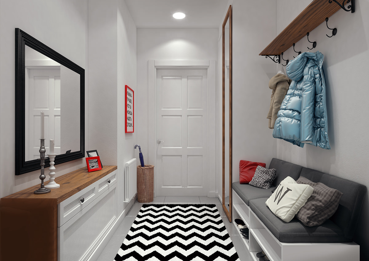 intérieur de couloir moderne
