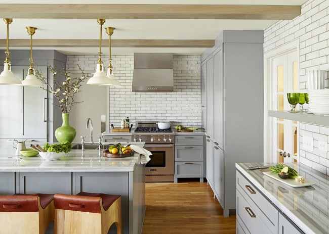 conception de cuisine de studio moderne
