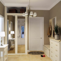 design moderne du couloir de la maison