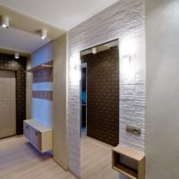 couloir design d'intérieur moderne