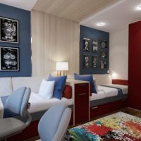 exemple de conception de chambre d'adolescent