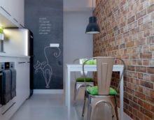 cuisine étroite 3 m²