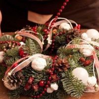 idée de bricolage d'utiliser une image de guirlande légère décor de Noël