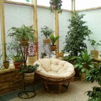 Un exemple d'application d'idées brillantes pour la décoration d'un jardin d'hiver