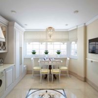 La idea de un hermoso estilo de cocina de 10 m2. n series 44 imagen