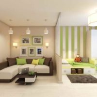 Un exemple de salon lumineux design de 15 m²
