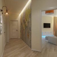 version du design lumineux du couloir dans une photo de maison privée