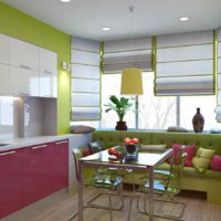 l'idée d'une cuisine lumineuse design de 13 m²
