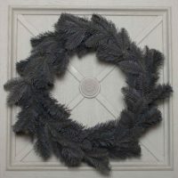 version de bricolage de la belle conception d'une guirlande de Noël