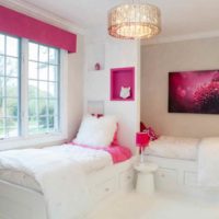 version d'un beau décor pour une chambre d'enfant pour une fille