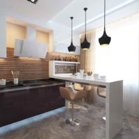 La idea de un brillante diseño de cocina de 10 m2. n series 44 imagen