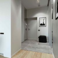 idée d'un intérieur lumineux d'un petit couloir photo