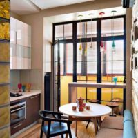 l'idée d'un décor de cuisine lumineux 13 m² photo