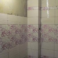 idée d'un beau style de pose de carreaux dans la salle de bain