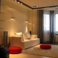 exemple d'une belle conception d'une photo de chambre à coucher de salon