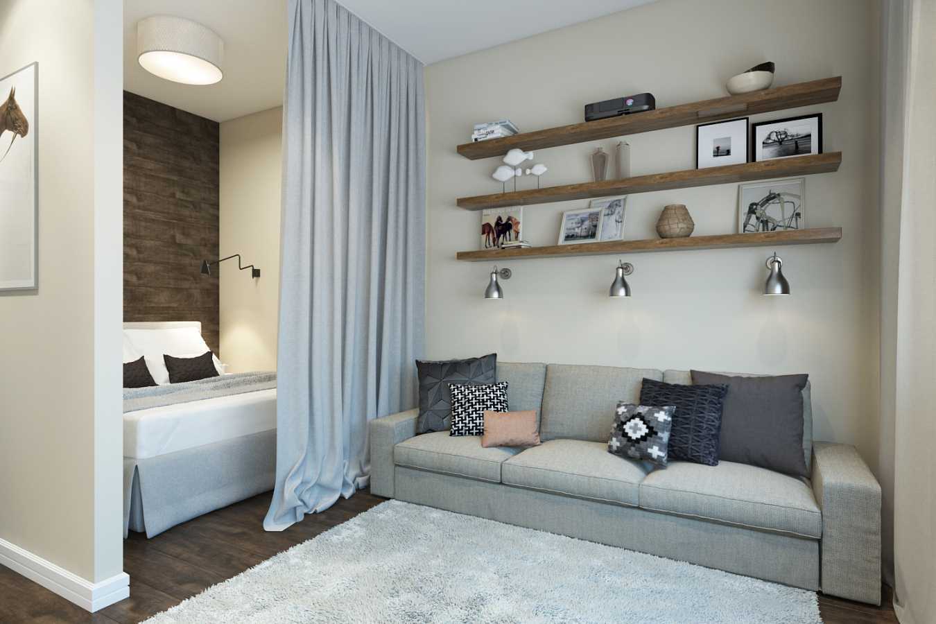 l'idée d'une chambre de style lumineux