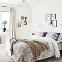 idée d'un appartement de style lumineux dans une photo de style scandinave