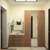 Un exemple de style lumineux d'un hall d'entrée dans une maison privée