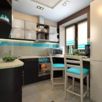 alféizar de la ventana de la mesa en la cocina
