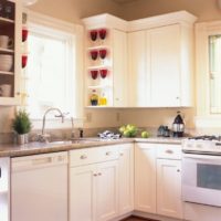 intérieur d'une petite cuisine