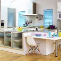 intérieur de petite cuisine élégant