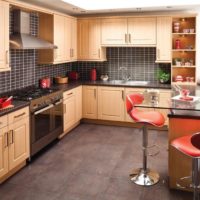 cocina con juego luminoso
