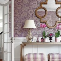 conception de papier peint dans les idées d'intérieur de la salle