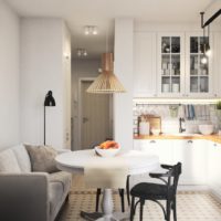 conception d'un studio d'une superficie de 36 mètres carrés