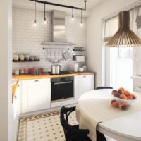 conception d'un appartement d'une pièce d'une superficie de 36 m2