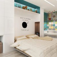 projet d'un studio pour une famille de 36 m2