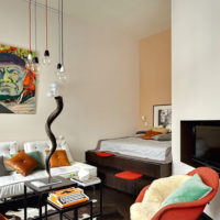 salon design avec niche