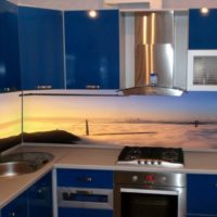 cocina azul