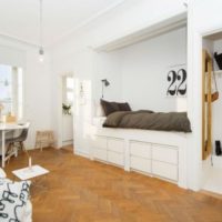 lieu de couchage dans une niche