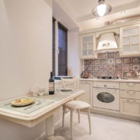 conception d'une petite cuisine dans un appartement