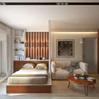 intérieur d'un studio 36 m²
